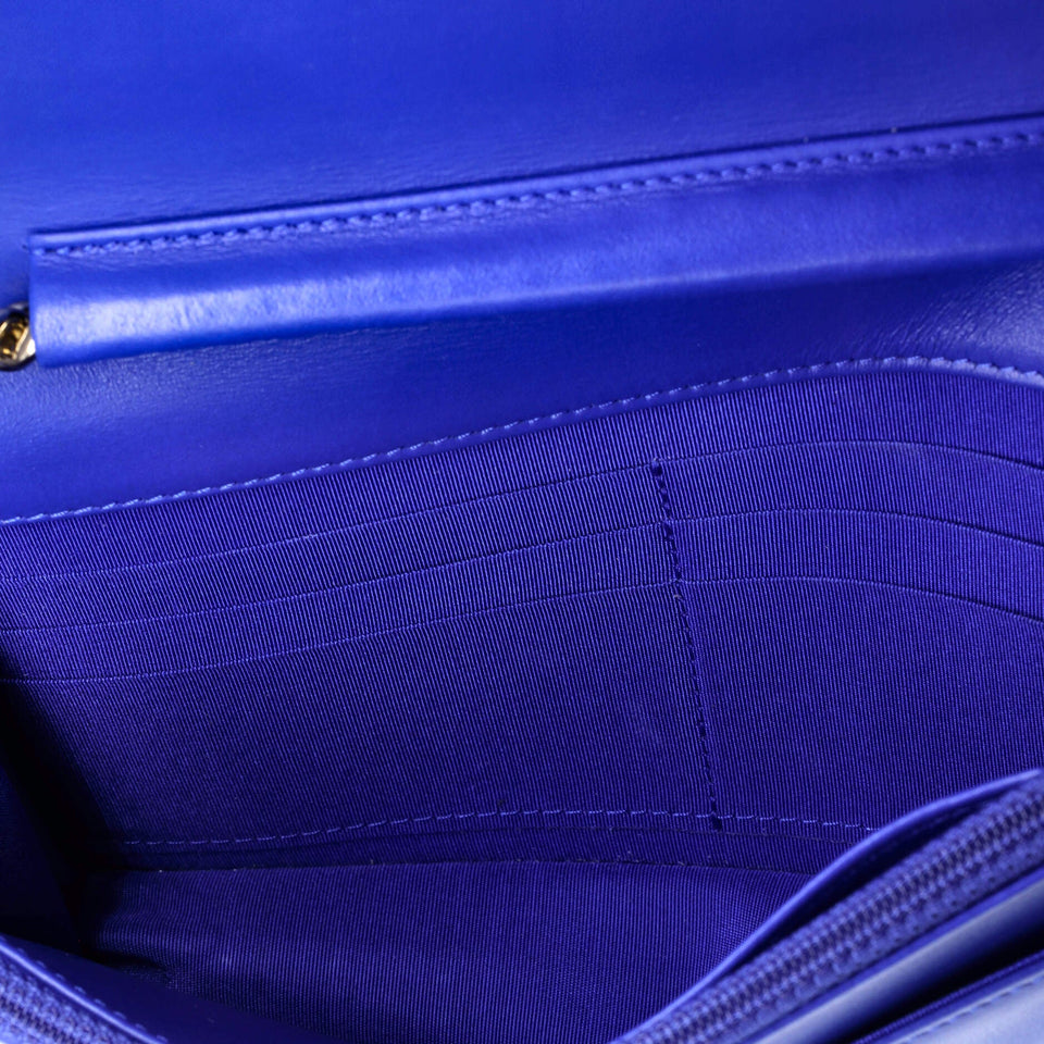 Boy Wallet on Chain Quilted Caviar