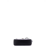 CC Bar Chain Top Handle Convertible Flap Bag Quilted Lambskin Small