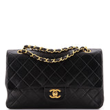 Vintage Classic Double Flap Bag Quilted Lambskin Medium