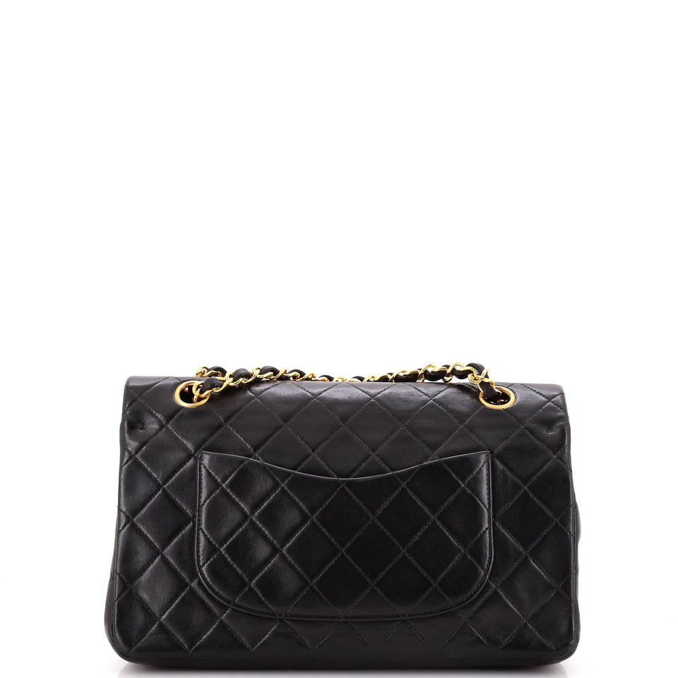 Vintage Classic Double Flap Bag Quilted Lambskin Medium
