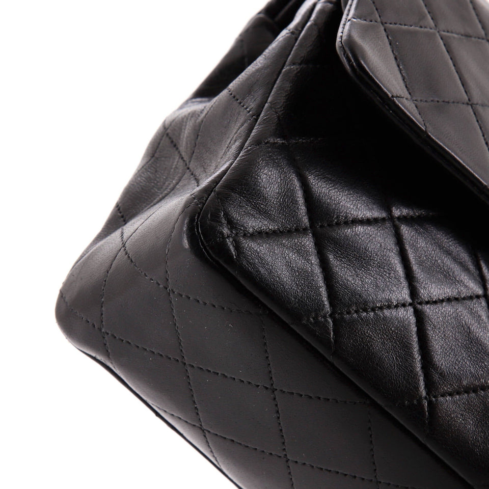 Vintage Classic Double Flap Bag Quilted Lambskin Medium