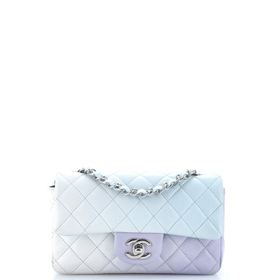 Classic Single Flap Bag Quilted Ombre Lambskin Mini