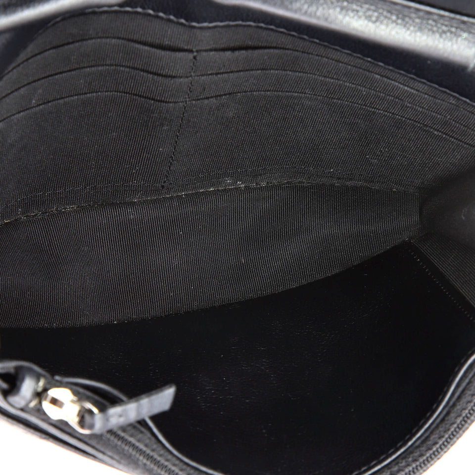 CC Box Wallet on Chain Quilted Calfskin