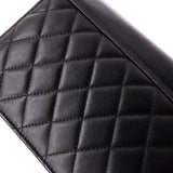 CC Box Wallet on Chain Quilted Calfskin