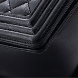 Boy Flap Bag Quilted Caviar New Medium