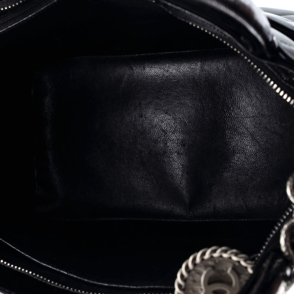 Medallion Tote Quilted Patent