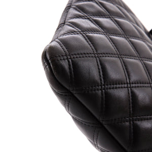 Double Stitch O Case Clutch Lambskin Medium