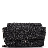 Classic Single Flap Bag Quilted Tweed Medium