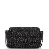 Classic Single Flap Bag Quilted Tweed Medium