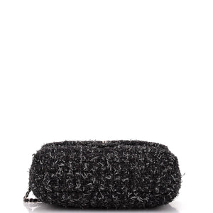 Classic Single Flap Bag Quilted Tweed Medium