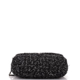 Classic Single Flap Bag Quilted Tweed Medium