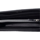 Lucky Symbols Zip Around Wallet Embossed Patent Long