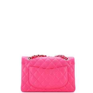 Classic Double Flap Bag Quilted Caviar Small