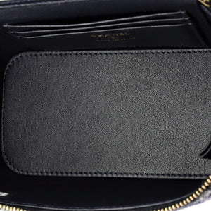 Classic Vanity Case with Chain Quilted Tweed Small