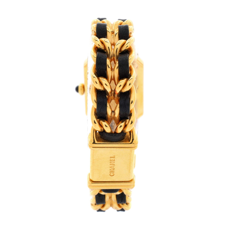 Premiere Rock Quartz Watch Plated Metal and Leather 20