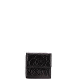 Trifold Wallet Camellia Lambskin Compact