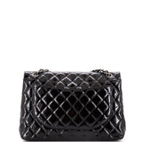 Classic Double Flap Bag Quilted Patent Maxi