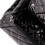 Classic Double Flap Bag Quilted Patent Maxi
