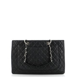 Grand Shopping Tote Quilted Caviar XL