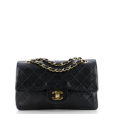 Vintage Classic Double Flap Bag Quilted Lambskin Small