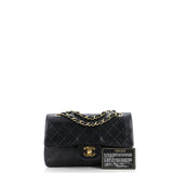 Vintage Classic Double Flap Bag Quilted Lambskin Small