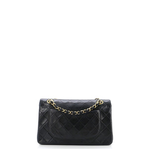 Vintage Classic Double Flap Bag Quilted Lambskin Small