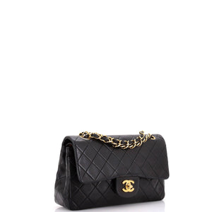 Vintage Classic Double Flap Bag Quilted Lambskin Small