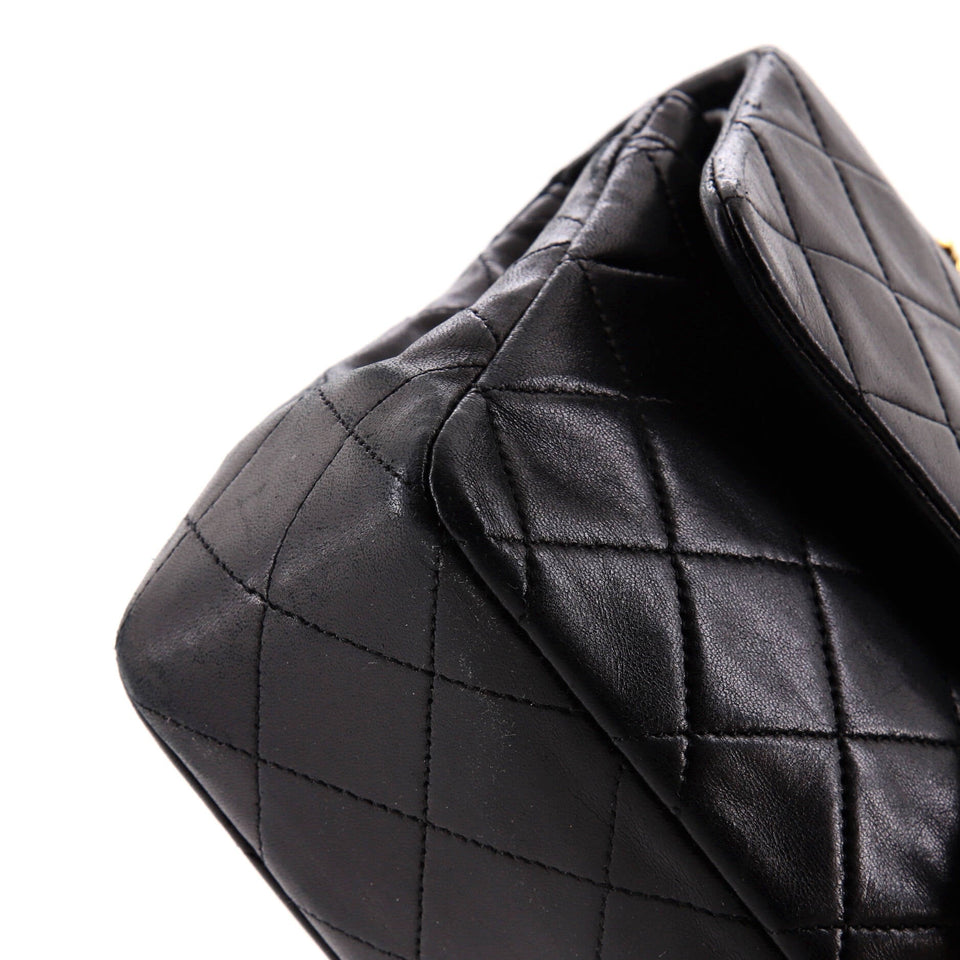 Vintage Classic Double Flap Bag Quilted Lambskin Small