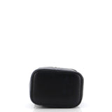 Vanity Case with Pearl Chain Quilted Lambskin Mini