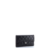 L-Flap Wallet Quilted Lambskin Long