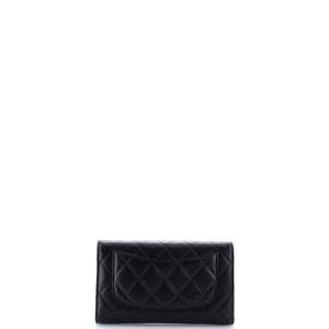 L-Flap Wallet Quilted Lambskin Long