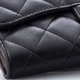 L-Flap Wallet Quilted Lambskin Long