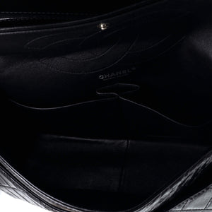 So Black Reissue 2.55 Flap Bag Quilted Glazed Calfskin 226