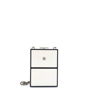 No.5 Perfume Box Evening Clutch Leather