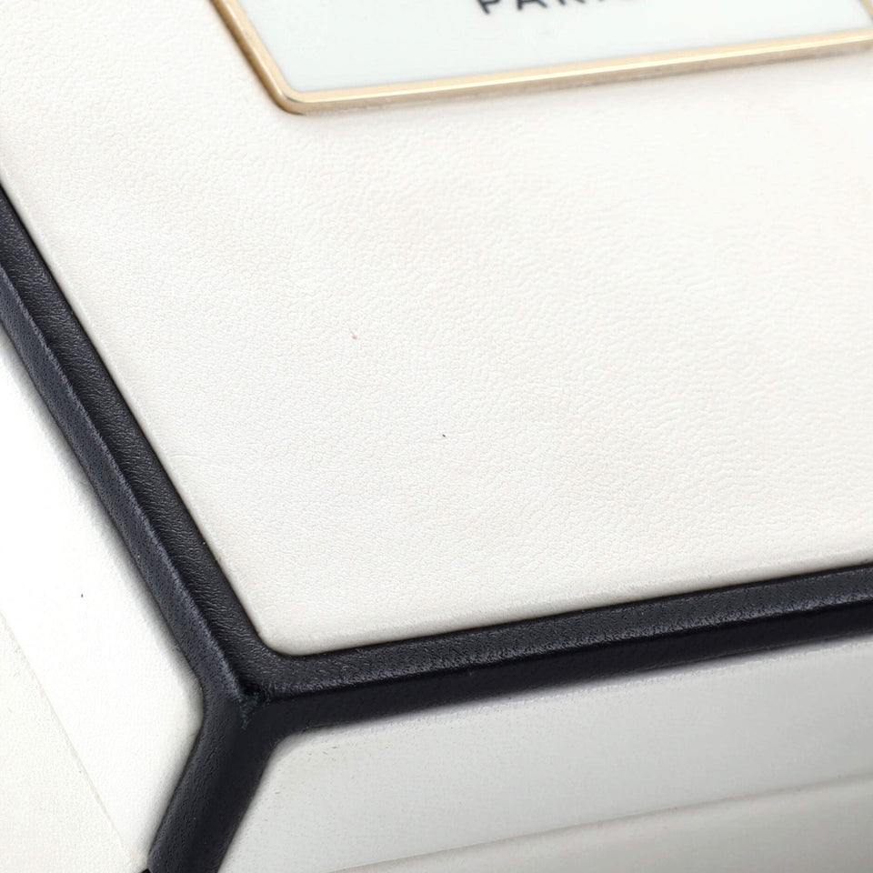 No.5 Perfume Box Evening Clutch Leather