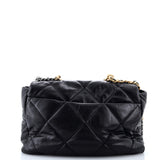 19 Flap Bag Quilted Leather Maxi