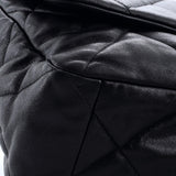 19 Flap Bag Quilted Leather Maxi