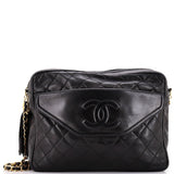 Vintage Front Pocket Camera Bag Quilted Lambskin Medium