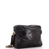 Vintage Front Pocket Camera Bag Quilted Lambskin Medium