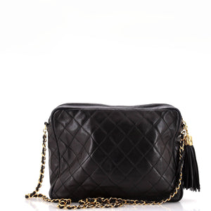 Vintage Front Pocket Camera Bag Quilted Lambskin Medium