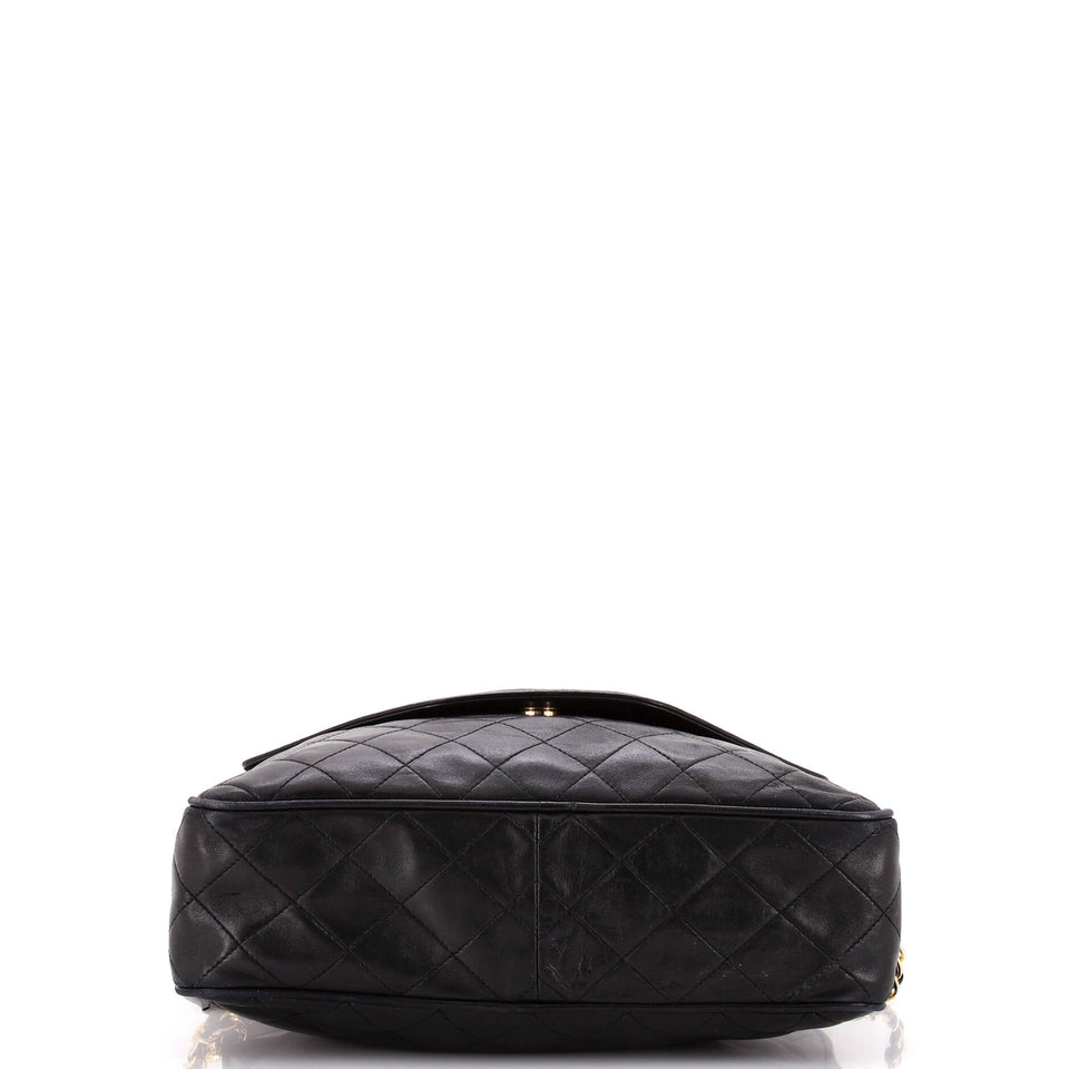 Vintage Front Pocket Camera Bag Quilted Lambskin Medium