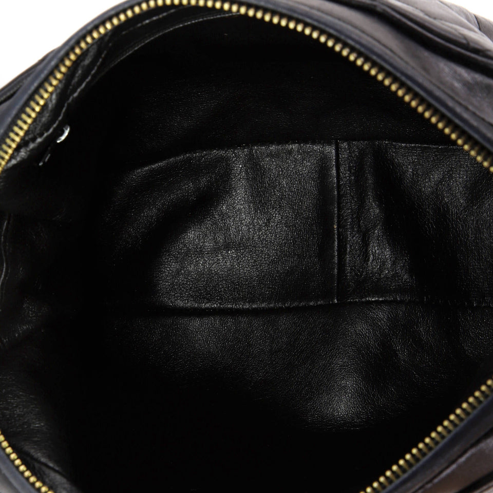 Vintage Front Pocket Camera Bag Quilted Lambskin Medium