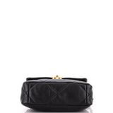 19 Flap Bag Quilted Leather Medium