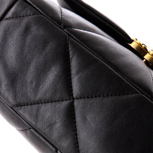 19 Flap Bag Quilted Leather Medium