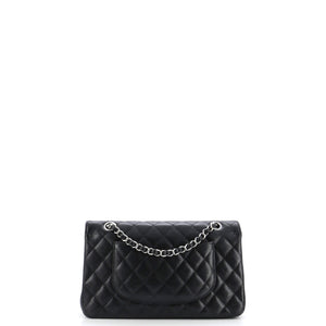 Classic Double Flap Bag Quilted Caviar Medium