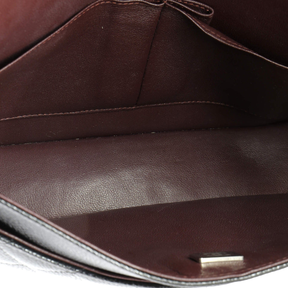 Classic Double Flap Bag Quilted Caviar Medium