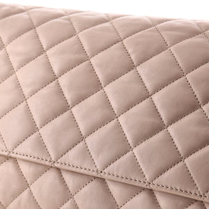 Soft Elegance Flap Bag Quilted Distressed Calfskin Jumbo