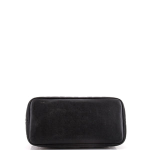 Medallion Tote Quilted Caviar