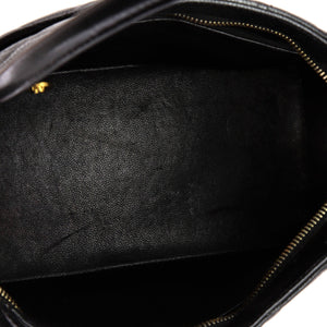 Medallion Tote Quilted Caviar