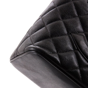 Medallion Tote Quilted Caviar